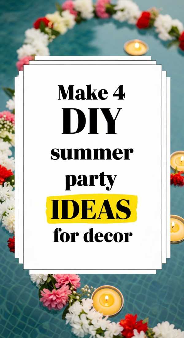 Make 4 Diy Summer Party Ideas For Decor 69f72777ed867