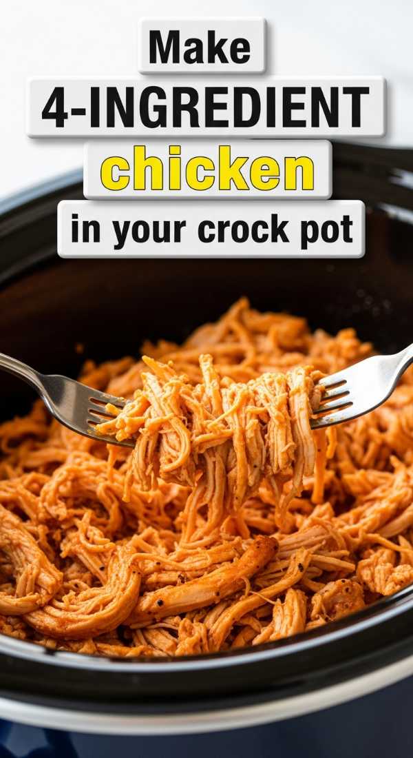 Make 4 Ingredient Chicken In Your Crock Pot 69f47b4a0d31e