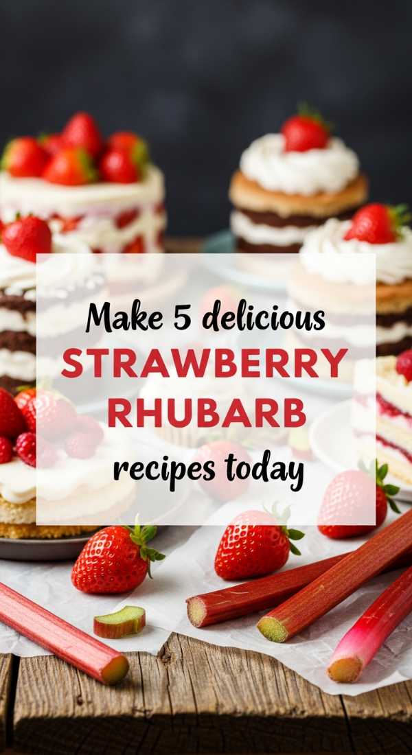Make 5 Delicious Strawberry Rhubarb Recipes Today 69fd8aae7ab95