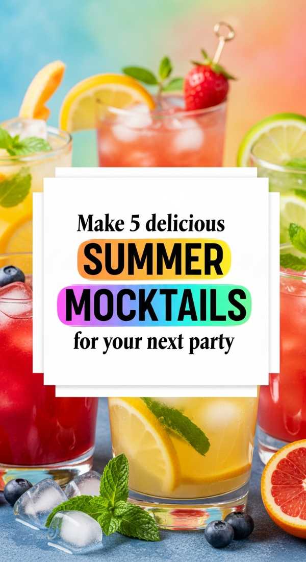 Make 5 Delicious Summer Mocktails For Your Next Party 6a06c53223cb5