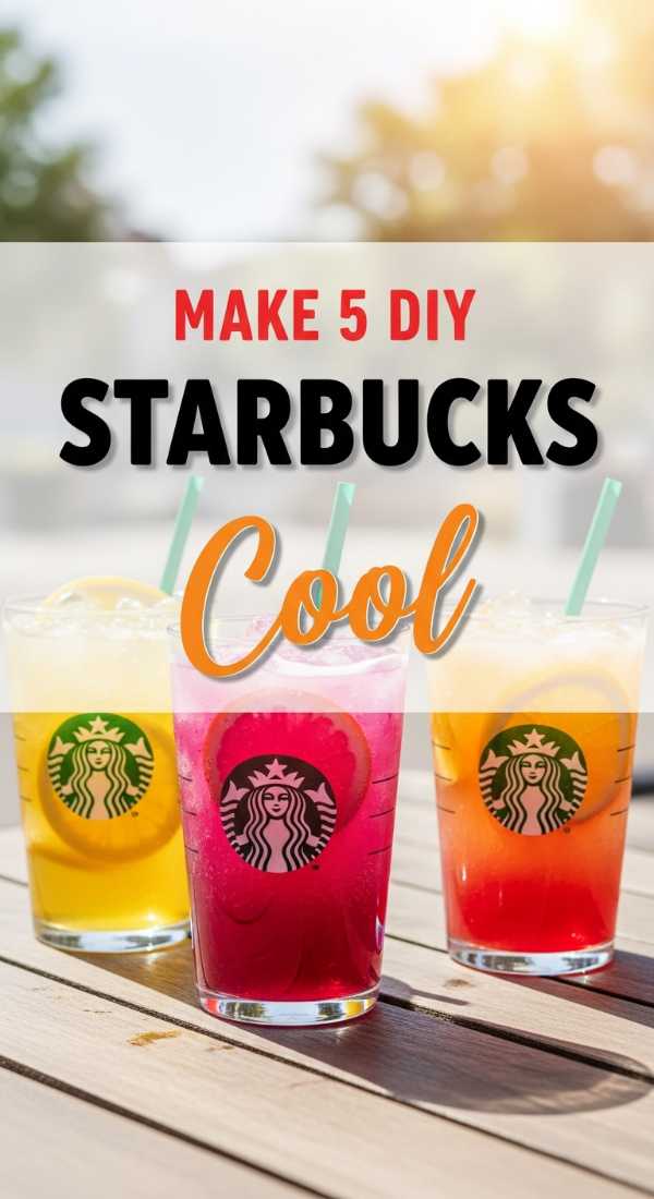 Make 5 Diy Starbucks Summer Drinks At Home 6a00269644c57