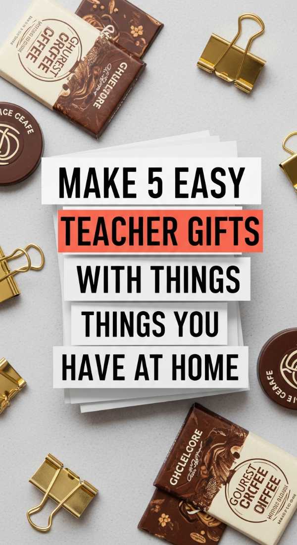 Make 5 Easy Teacher Gifts With Things You Have At Home 6a057da13ac31