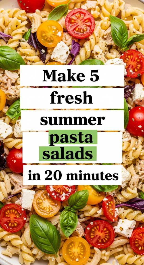 Make 5 Fresh Summer Pasta Salads In 20 Minutes 6a06c20c92c5f