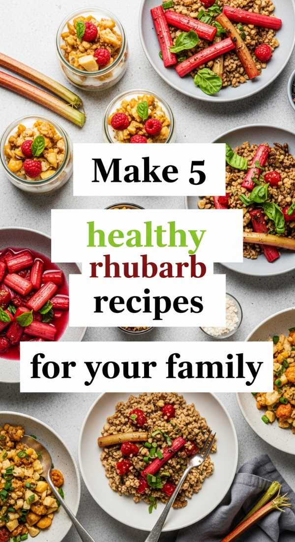 Make 5 Healthy Rhubarb Recipes For Your Family 69fd8c983b548
