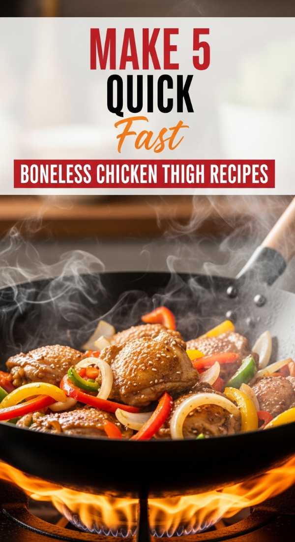 The Juiciest Chicken Ever: Mastering Thighs and Drumsticks Make 5 Quick Boneless Chicken Thigh Recipes For Busy Nights 6a14965520b6d
