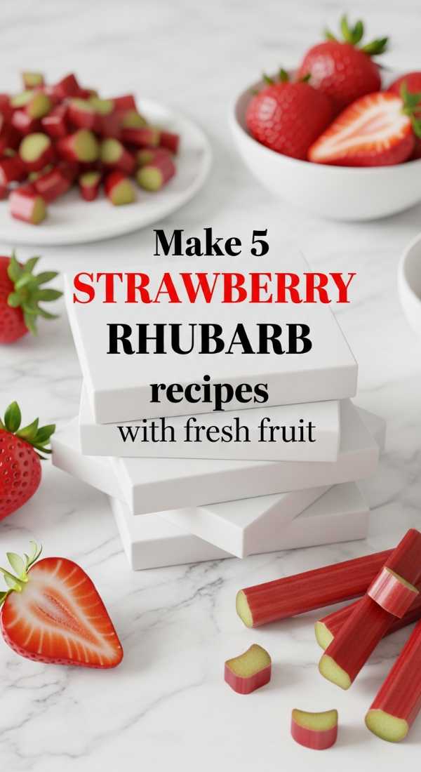 Make 5 Strawberry Rhubarb Recipes With Fresh Fruit 69f47c7182b27