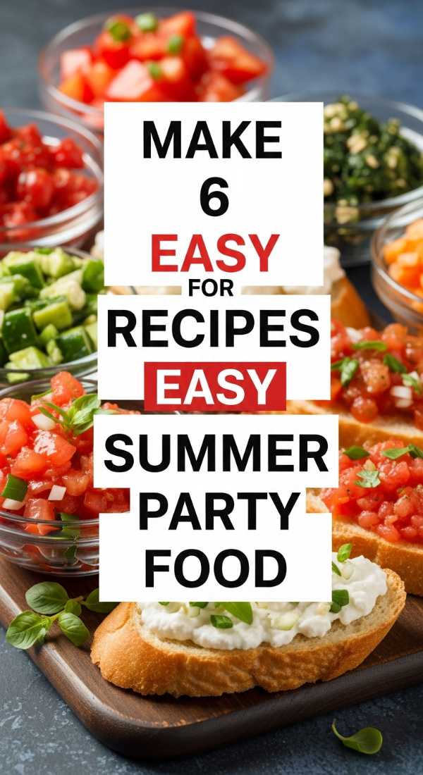 Make 6 Easy Recipes For Summer Party Food 6a0deeee93092