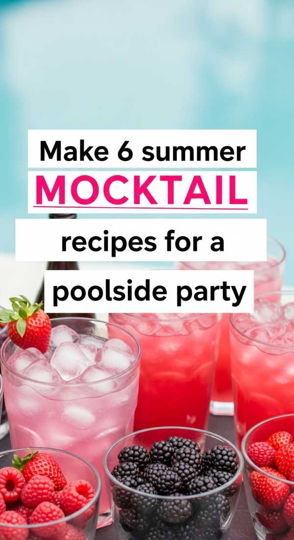 Make 6 Summer Mocktail Recipes For A Poolside Party 6a06c205a5aa2