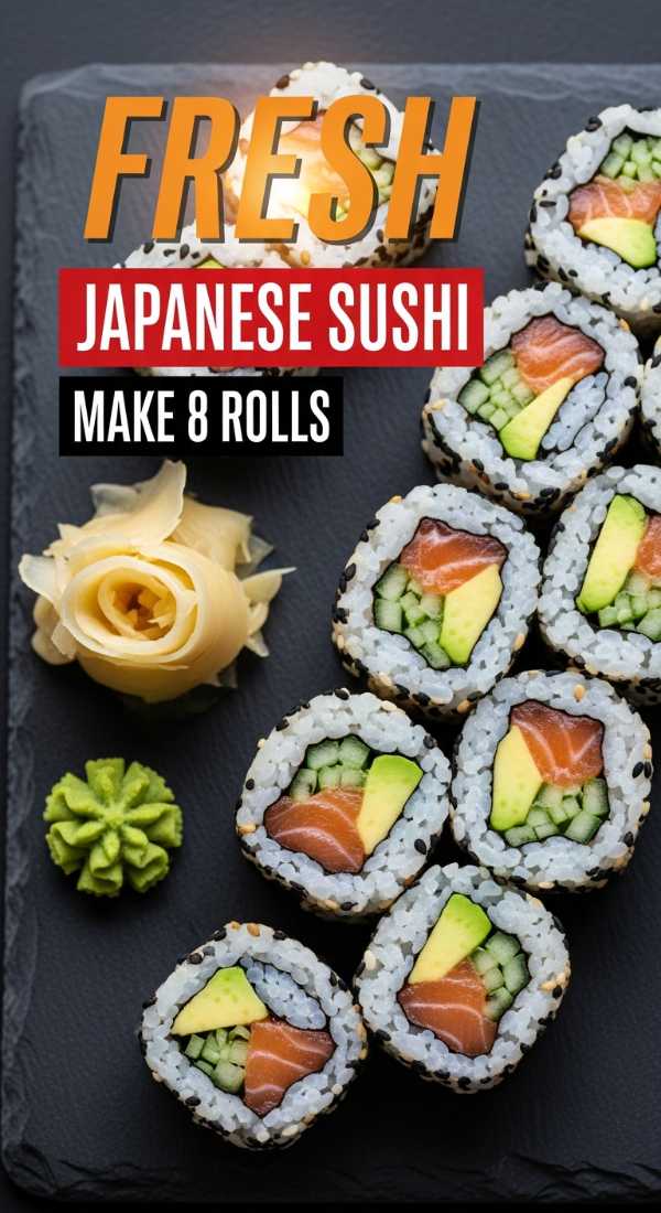 Make 8 Easy Japanese Sushi Rolls In Your Kitchen 69f45152657cf