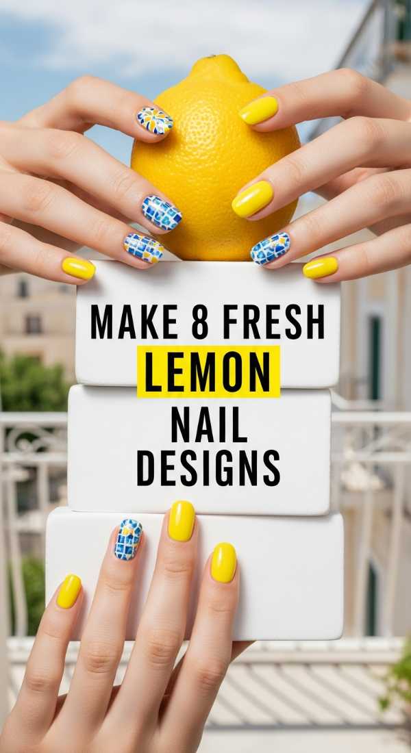 From May Flowers to Neon Nights: The Ultimate 2026 Summer Nail Guide Make 8 Fresh Lemon Nail Designs 6a05a53ee5a5f