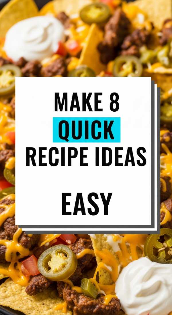 Make 8 Quick Recipe Ideas Easy 69f4425aef413