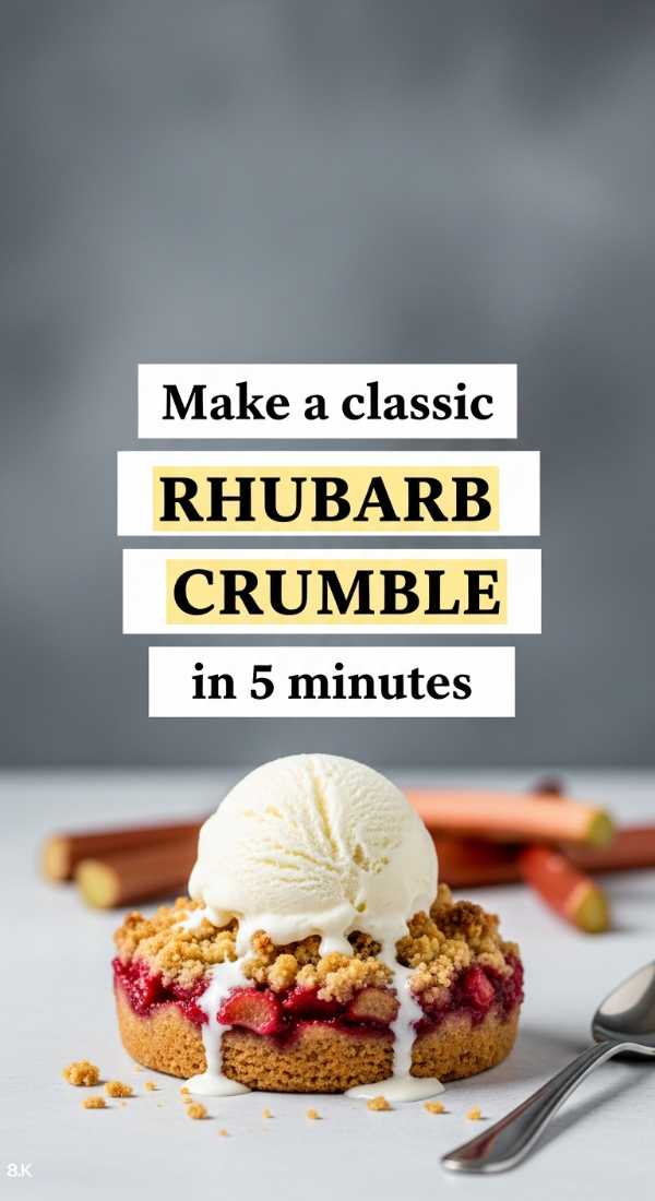 Make A Classic Rhubarb Crumble In 5 Minutes 69fd8a92a1fb7