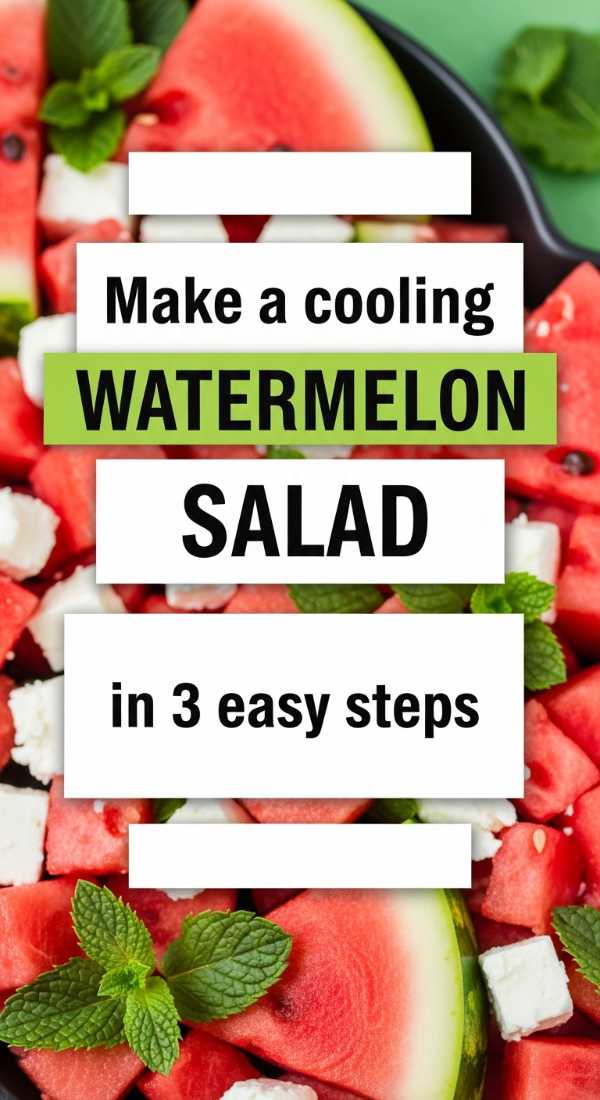 Make A Cooling Watermelon Salad In 3 Easy Steps 6a06cc0159126