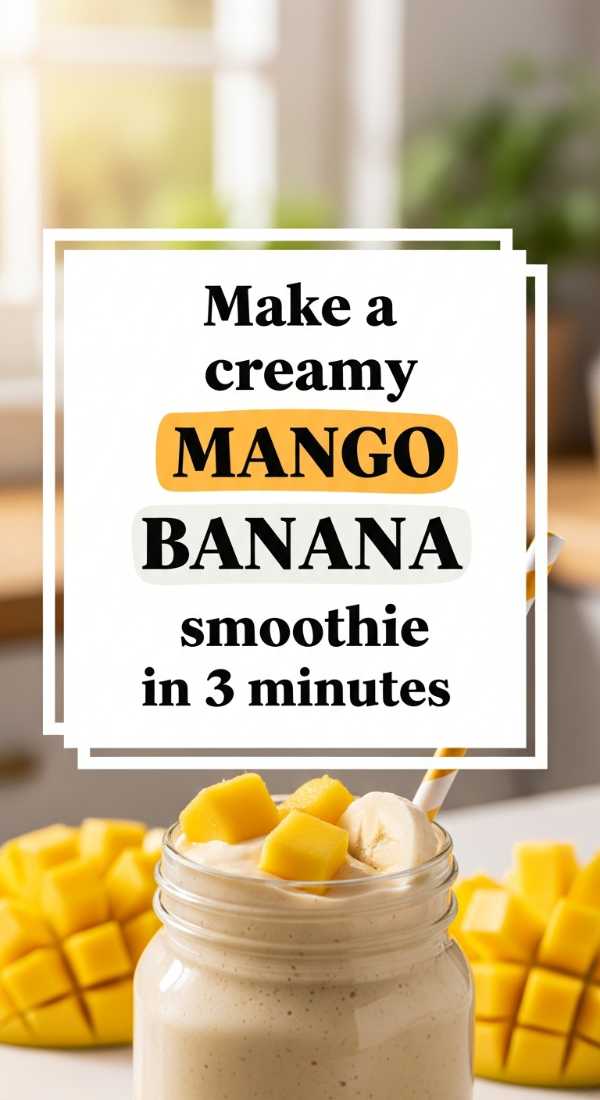 Make A Creamy Mango Banana Smoothie In 3 Minutes 69f47a0a834a3