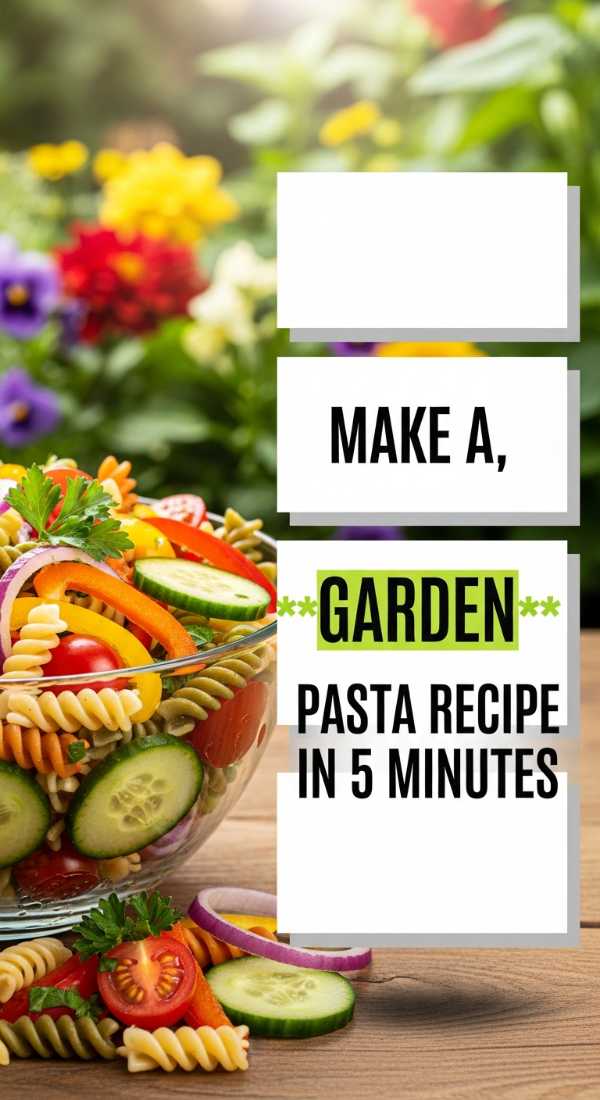 Make A Garden Pasta Recipe In 5 Minutes 6a1097c7b9f6e