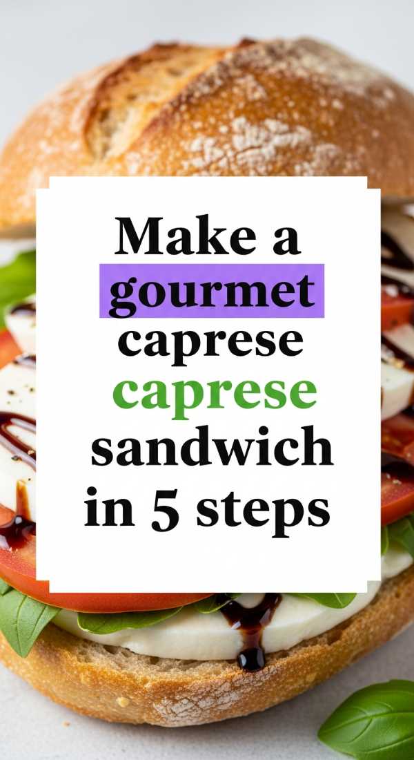 Make A Gourmet Caprese Sandwich In 5 Steps 6a04136a0b095