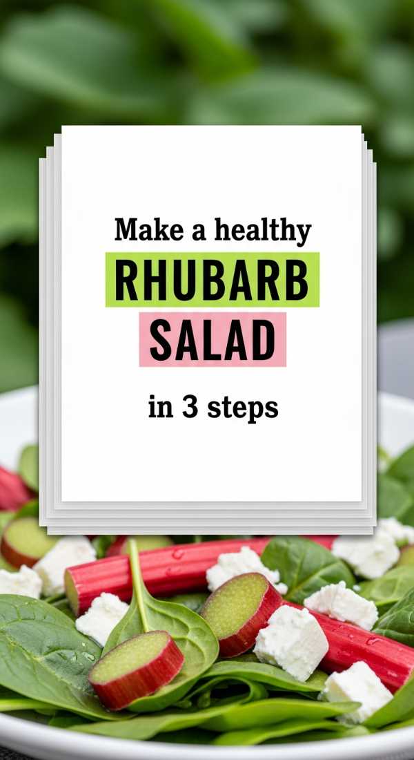 Quick Rhubarb Delights: From Crumble to Cake in Minutes Make A Healthy Rhubarb Salad In 3 Steps 69fd8891166c7