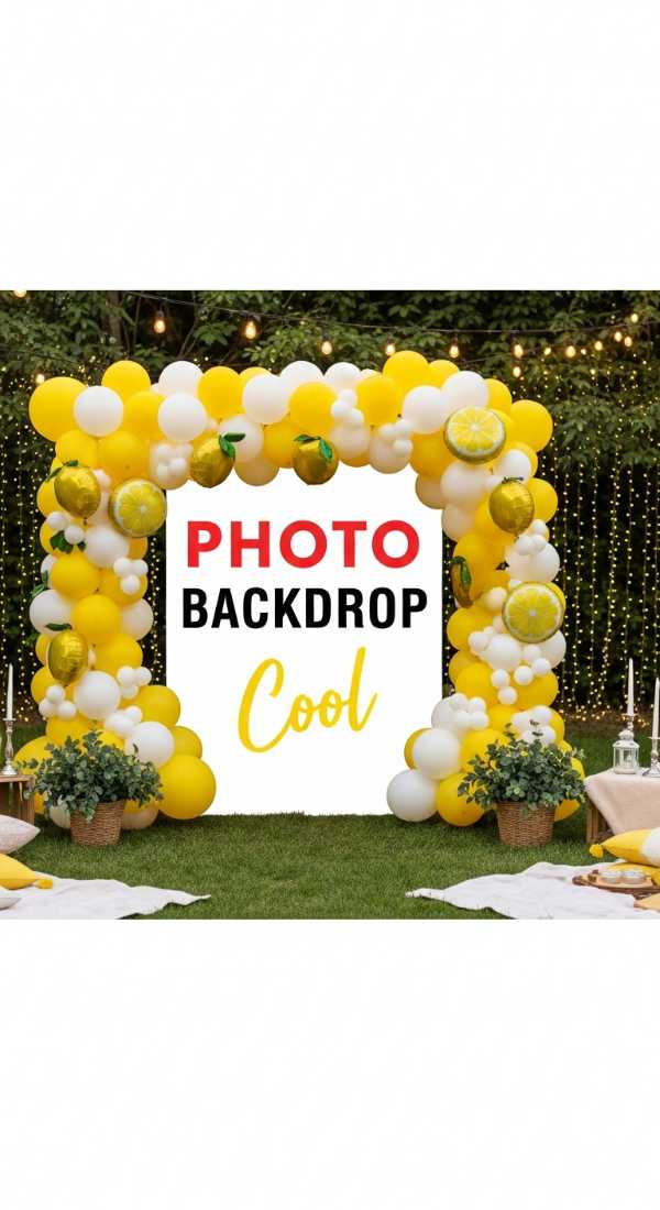 Zest for Life: The Ultimate Inspiration for a Bright Lemon Celebration Make A Lemon Photo Backdrop In 5 Minutes 6a0031c244703