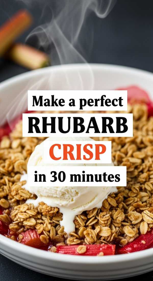 Make A Perfect Rhubarb Crisp In 30 Minutes 69fd8a973e6f0