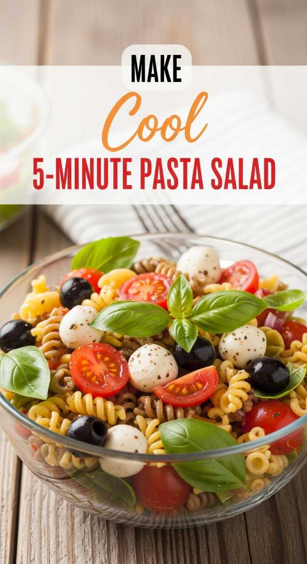 Make A Refreshing Cold Pasta Salad In 5 Minutes 6a00250713682