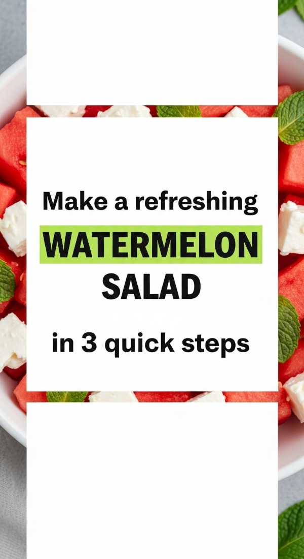Make A Refreshing Watermelon Salad In 3 Quick Steps 69fd8aaac2268