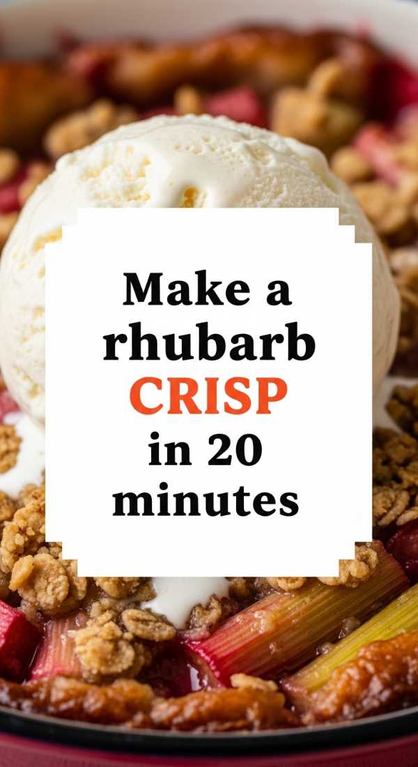 Make A Rhubarb Crisp In 20 Minutes 69fc191253c03