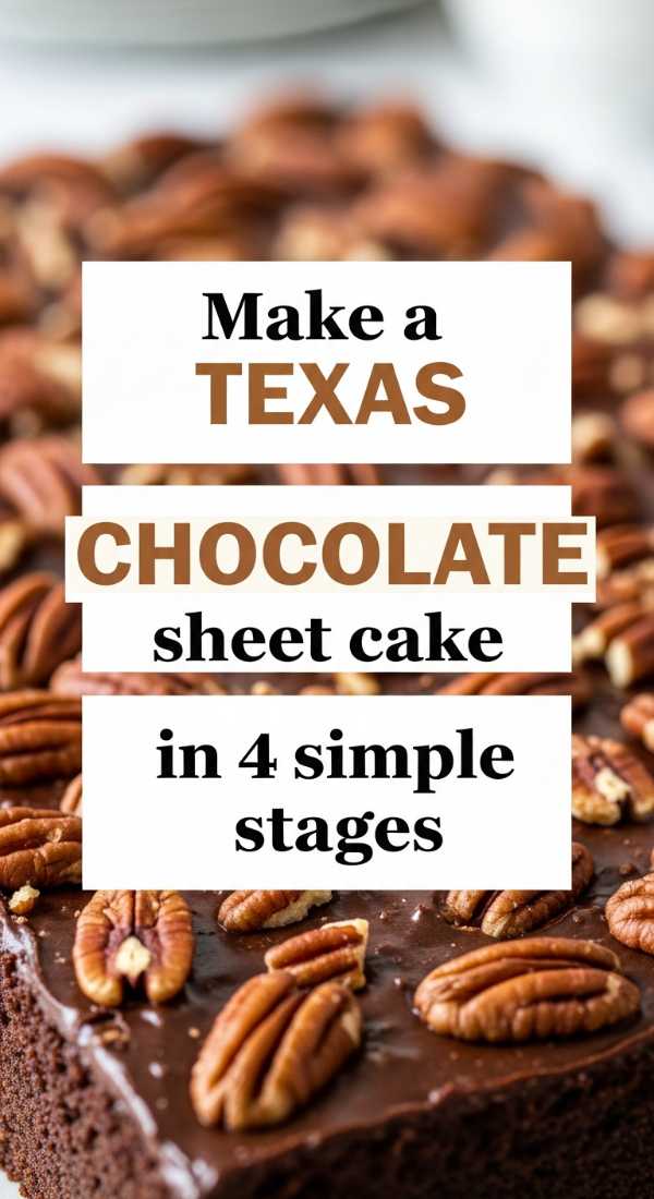 The Sun-Drenched Soirée: Essential Recipes for Perfect Summer Entertaining Make A Texas Chocolate Sheet Cake In 4 Simple Stages 6a0706e01a14a