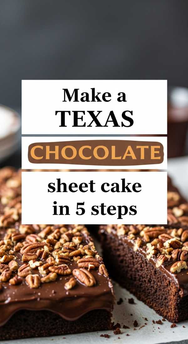 Make A Texas Chocolate Sheet Cake In 5 Steps 6a06cda74706e