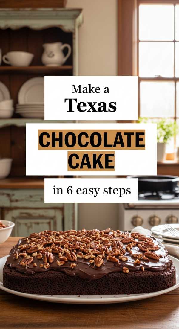 Make A Texas Chocolate Sheet Cake In 6 Easy Steps 6a06bc7fe42a8