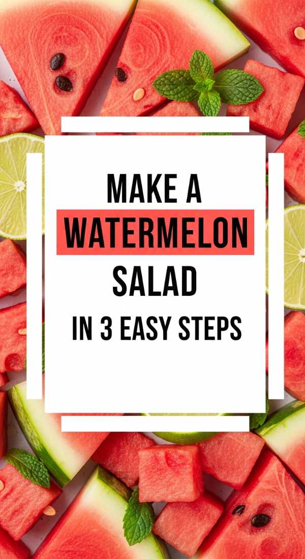 Make A Watermelon Salad In 3 Easy Steps 6a06bc6544fcd