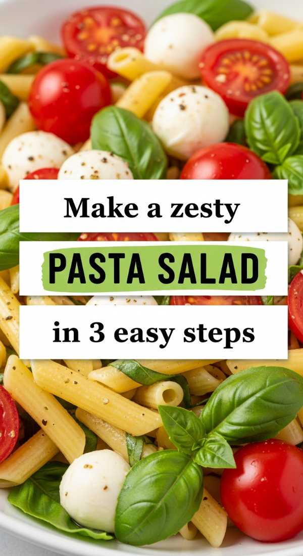 Make A Zesty Pasta Salad In 3 Easy Steps 69f47f566148b