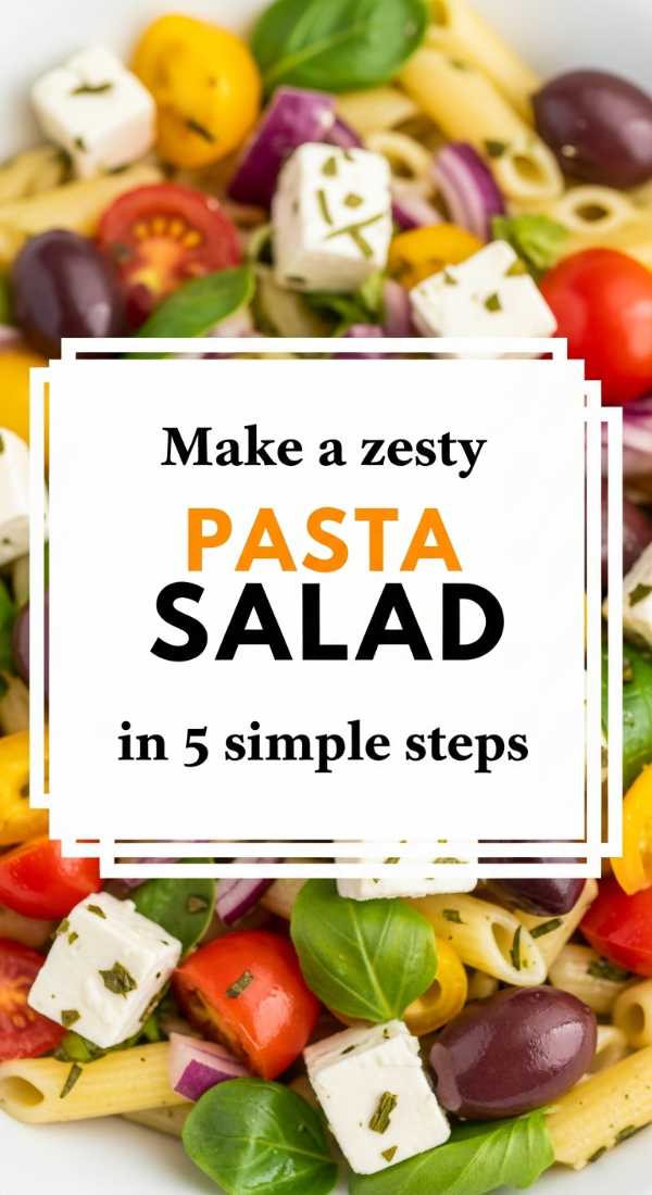 Make A Zesty Pasta Salad In 5 Simple Steps 6a07025ea1464