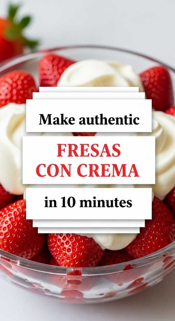 Make Authentic Fresas Con Crema In 10 Minutes 6a06ee4627b90