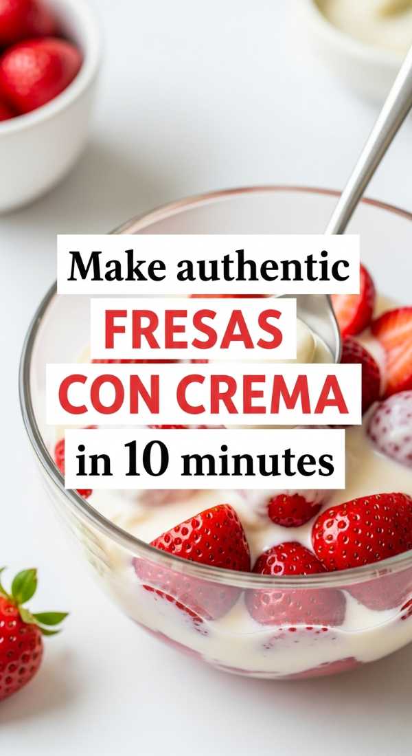 Make Authentic Fresas Con Crema In 10 Minutes 6a07070371490