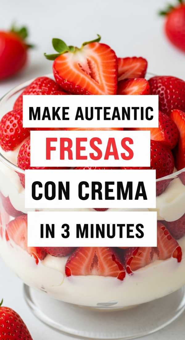 Make Authentic Fresas Con Crema In 3 Minutes 6a06bdd2073b4