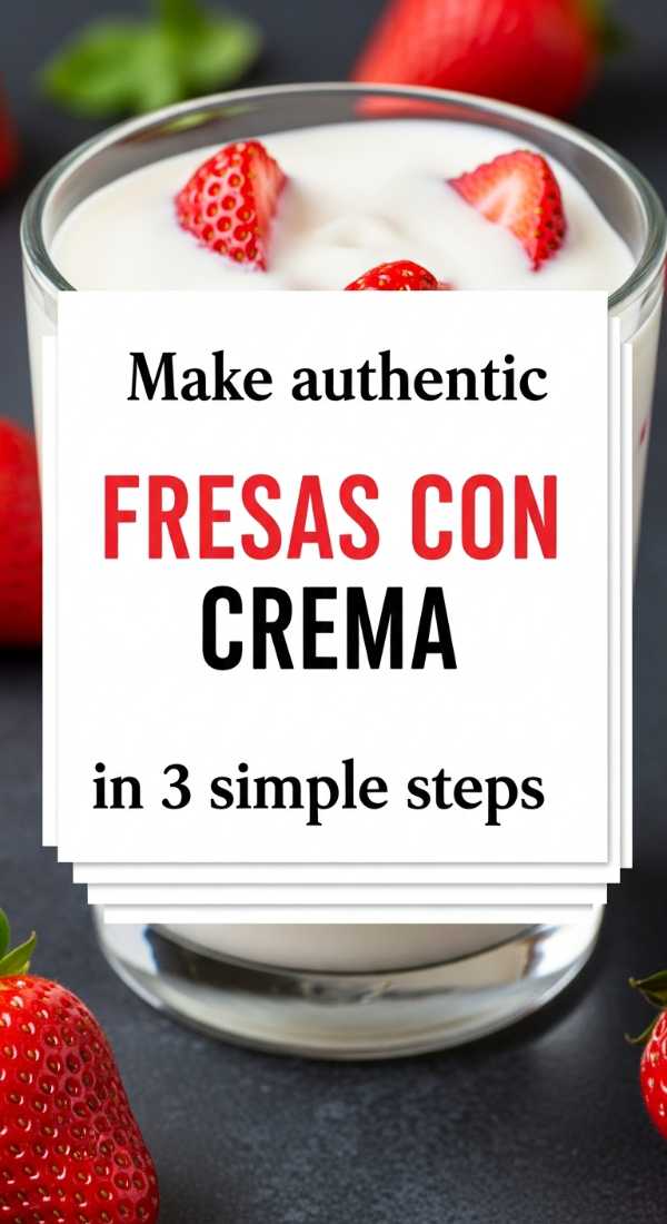 Make Authentic Fresas Con Crema In 3 Simple Steps 6a06bdd3ef7ac