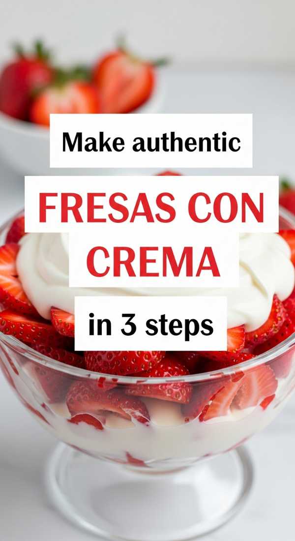 Make Authentic Fresas Con Crema In 3 Steps 6a06feb1d71e4
