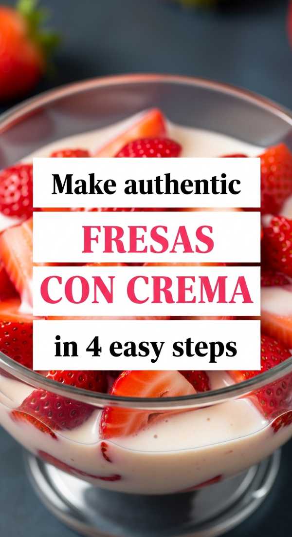 The Sun-Drenched Soirée: Essential Recipes for Perfect Summer Entertaining Make Authentic Fresas Con Crema In 4 Easy Steps 6a0706e269291