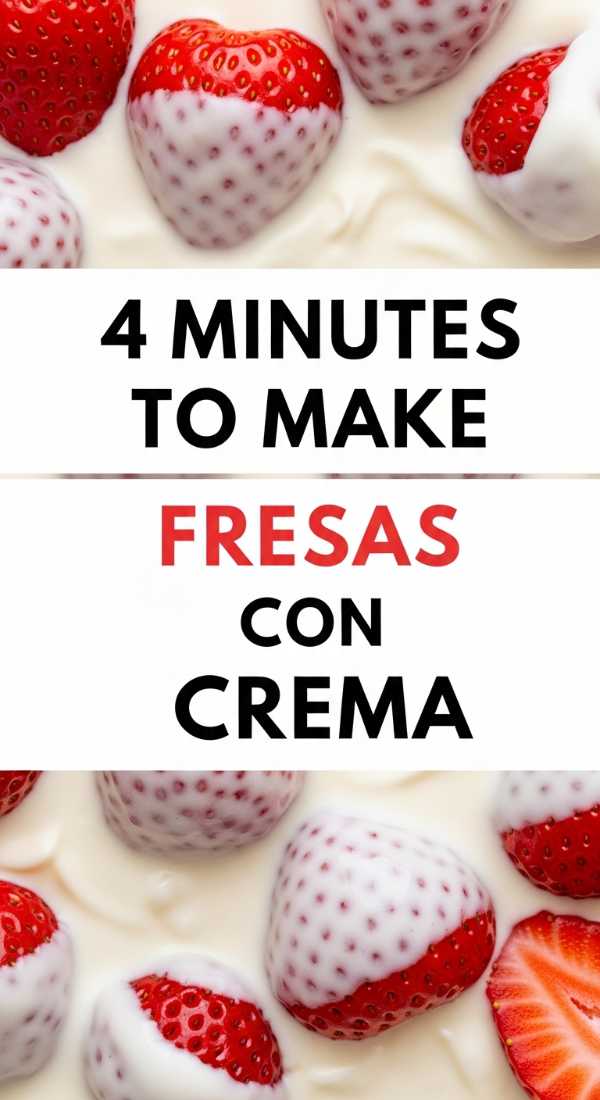 Make Authentic Fresas Con Crema In 4 Minutes 6a07037e08eeb
