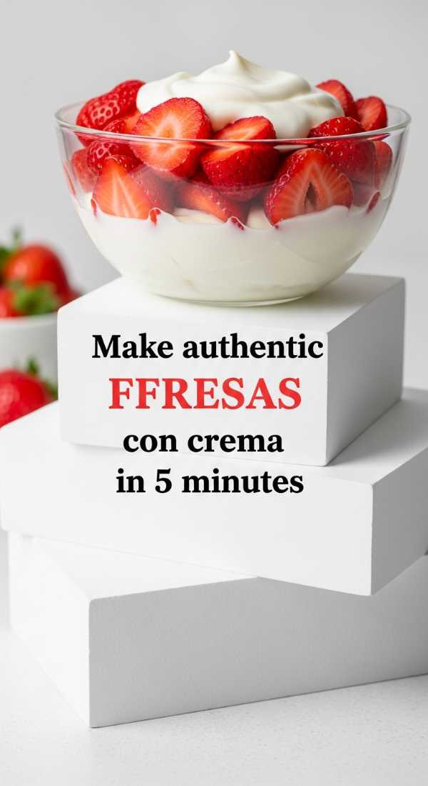 Make Authentic Fresas Con Crema In 5 Minutes 6a06c928075c0