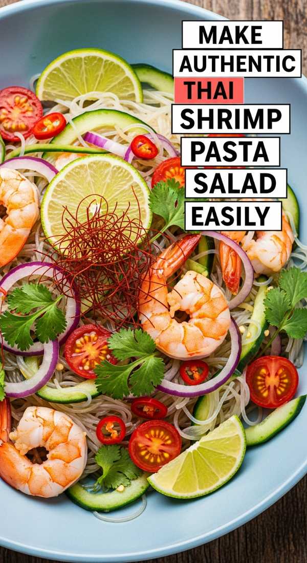 Make Authentic Thai Shrimp Pasta Salad Easily 6a1097bbe95c8