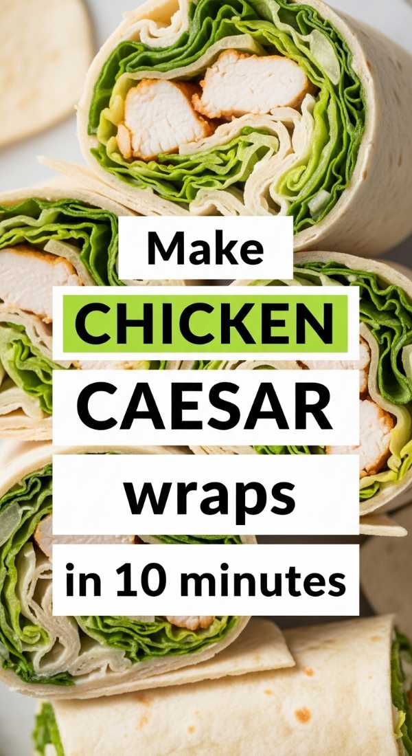 Make Chicken Caesar Wraps In 10 Minutes 6a0015fe8f94c