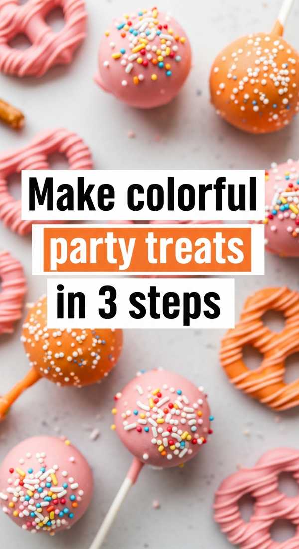 Make Colorful Party Treats In 3 Steps 69fc2d5f7b56f
