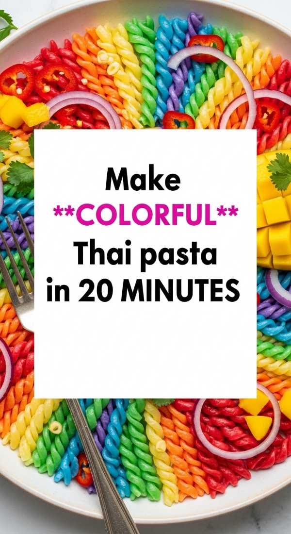Make Colorful Thai Pasta In 20 Minutes 6a14421d9baee