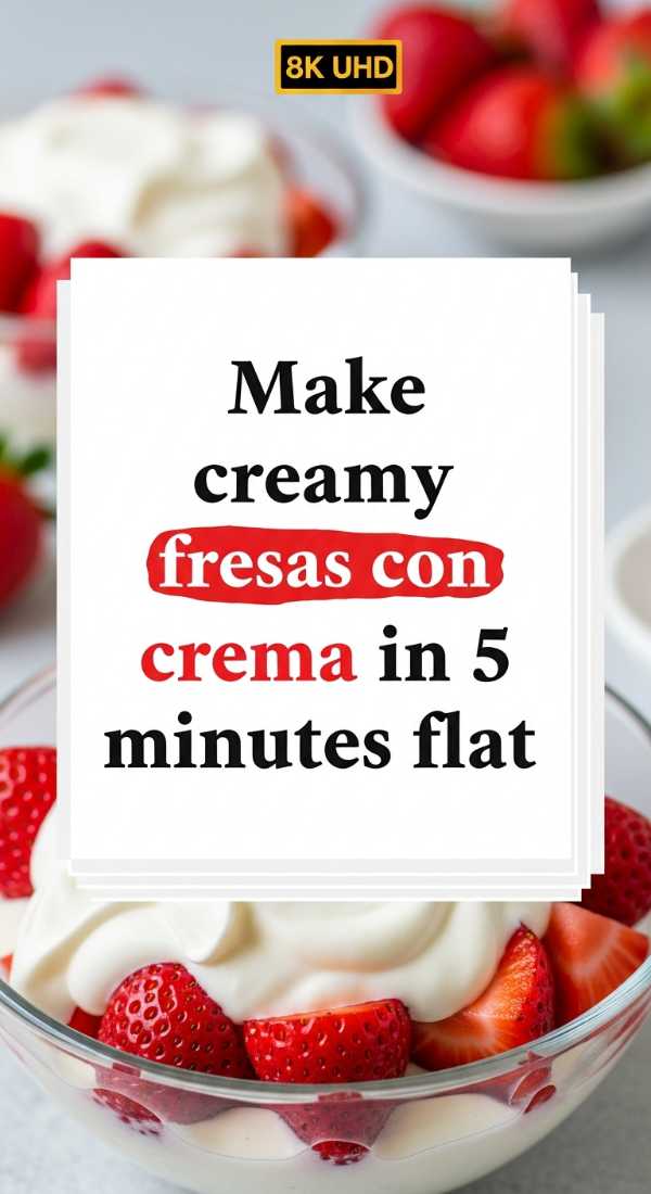 Make Creamy Fresas Con Crema In 5 Minutes Flat 6a06bdda451d2
