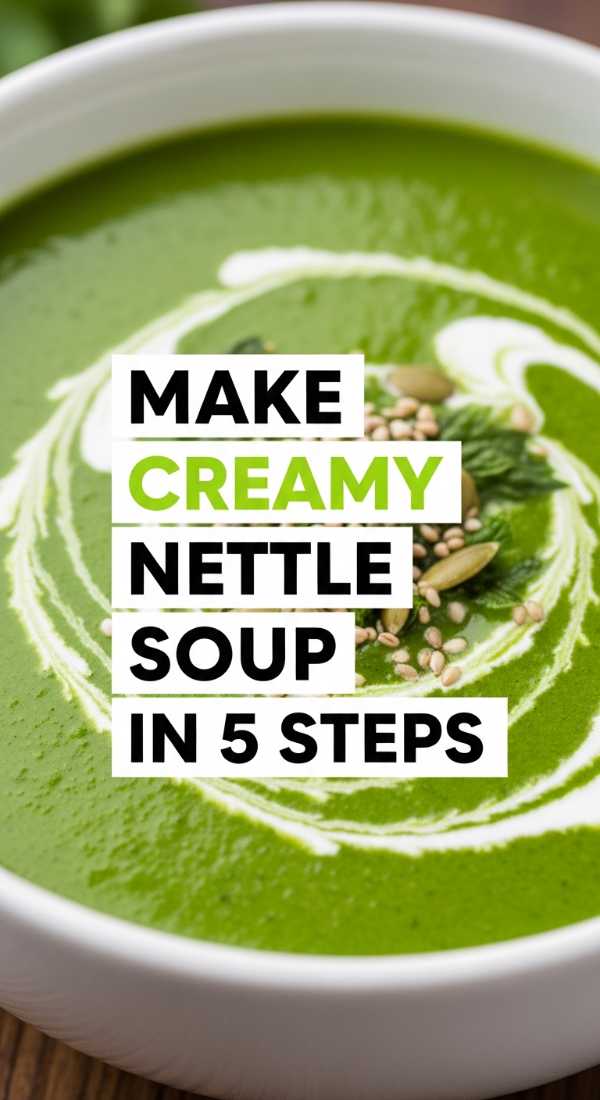 Make Creamy Nettle Soup In 5 Steps 69f47b3961ba3