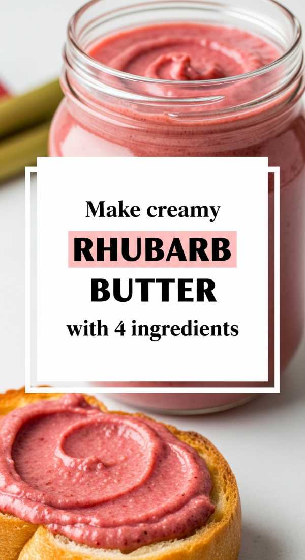 Make Creamy Rhubarb Butter With 4 Ingredients 69fd8cc2b0bed