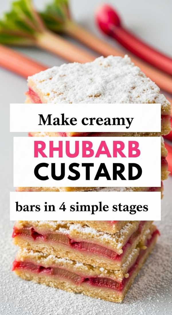 Make Creamy Rhubarb Custard Bars In 4 Simple Stages 69fd8c9c8fd74