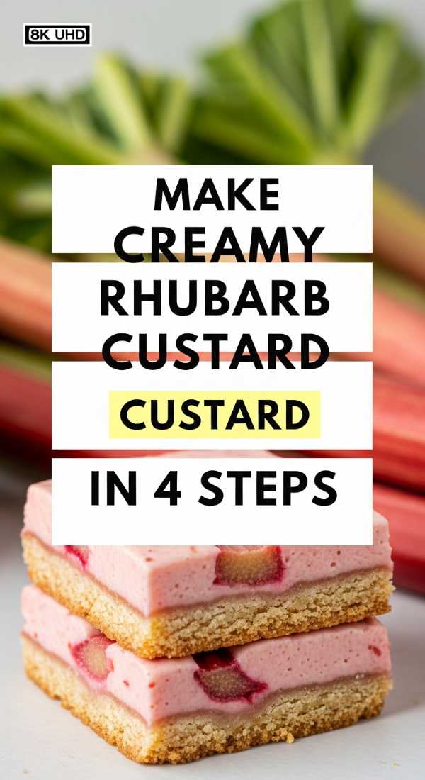 Make Creamy Rhubarb Custard Bars In 4 Steps 69f47b4246ae7