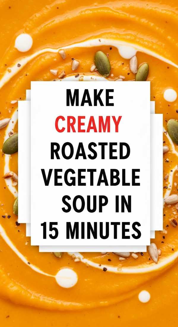 Make Creamy Roasted Vegetable Soup In 15 Minutes 6a142e96ea962
